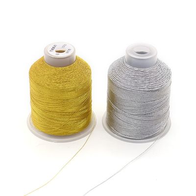 機械用 スパークリング メタリック 刺身糸 金色色帯のコードとブレイド