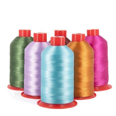 V-92 16oz. 6000Y ホワイト UV 結合ポリエステル 糸 繊維 糸 タイプ と リング トイスト