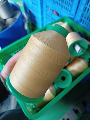 V-92 16oz. 6000Y ホワイト UV 結合ポリエステル 糸 繊維 糸 タイプ と リング トイスト