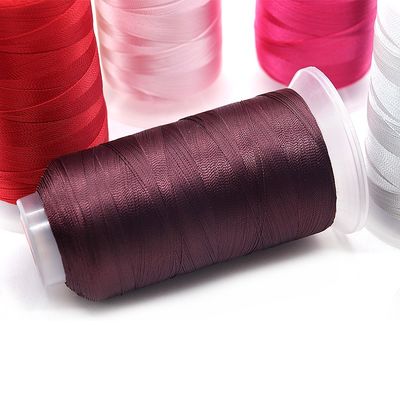 紫外線保護 カンファ 防水ポリエステル 縫製糸 革糸 210D/3 Tex50