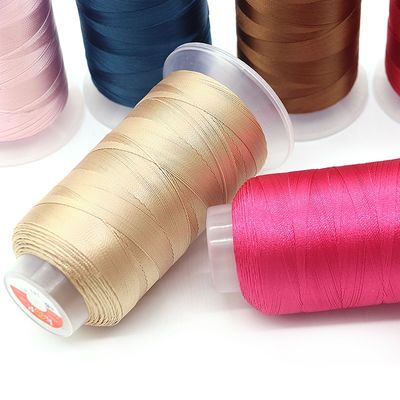 紫外線保護 カンファ 防水ポリエステル 縫製糸 革糸 210D/3 Tex50