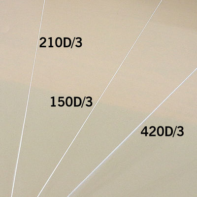 TEX135 耐久性・収縮性の低いナイロン糸 生白色縫製糸 420D/3 TKT20