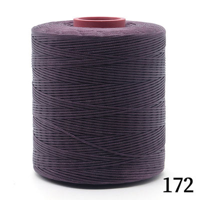 400G 防水 黒 0.8mm 1mm 100% ポリエステル 円形 ワックス 帯織糸 革用