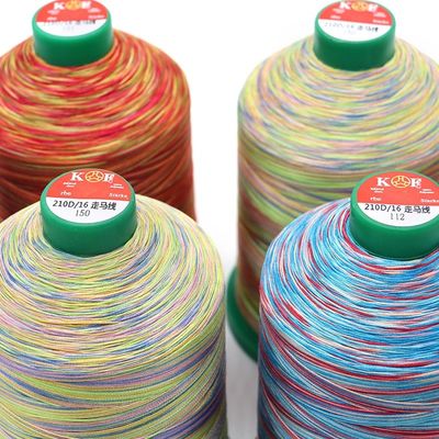 ロールあたり400g 2mm 編み込み糸 420D/16 靴編み用の無ワックスポリエステル糸