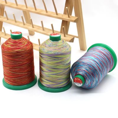 ロールあたり400g 2mm 編み込み糸 420D/16 靴編み用の無ワックスポリエステル糸