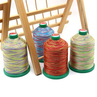 ロールあたり400g 2mm 編み込み糸 420D/16 靴編み用の無ワックスポリエステル糸