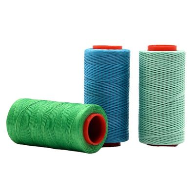 200m 0.8mm フラット ワックス 糸 100% ポリエステル パターン ワックス 糸 数 250D/16