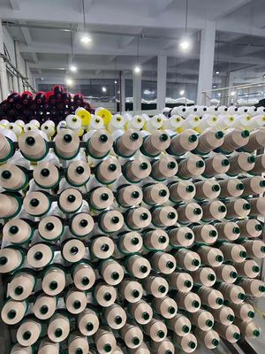 ポリエステル 縫製糸 耐久性高い糸 製品用 パターン 染色した重量/コーン 450g