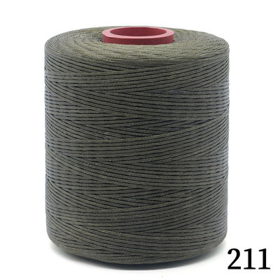 210D/16 ポリエステル 縫製糸 手縫い 革 ワックス 糸 0.8mm 1mm 240 色