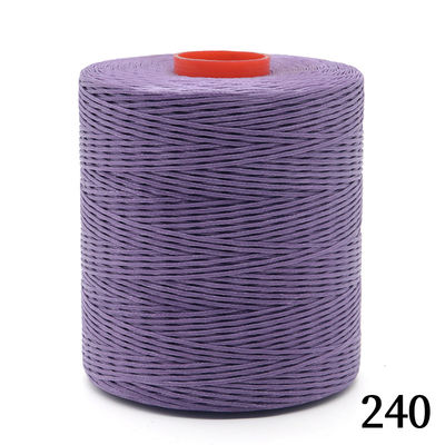 210D/16 ポリエステル 縫製糸 手縫い 革 ワックス 糸 0.8mm 1mm 240 色