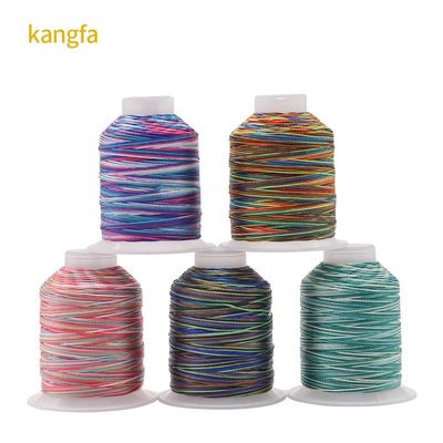 高温耐性 100G 重量 15層 レインボー 織り 工芸 ポリエステル 糸