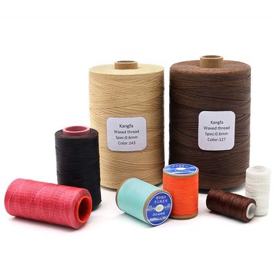 1kg Per Cone フラットワックス糸 150D/16 レザー製品用ポリエステル