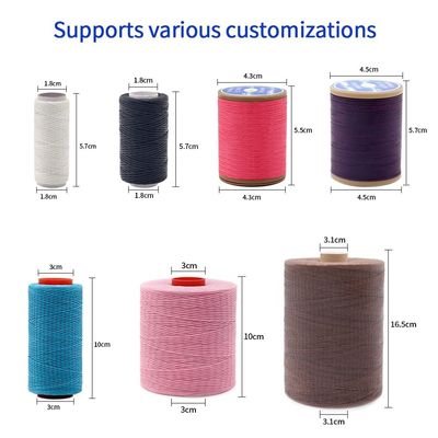 1kg Per Cone フラットワックス糸 150D/16 レザー製品用ポリエステル