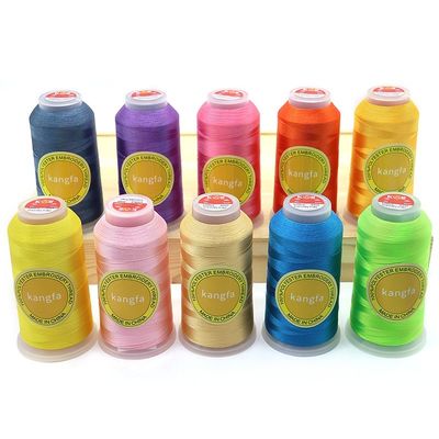 100% ポリエステル カンファ 販売 色のシルク 縫製刺身糸 120D/2 MERCERIZED
