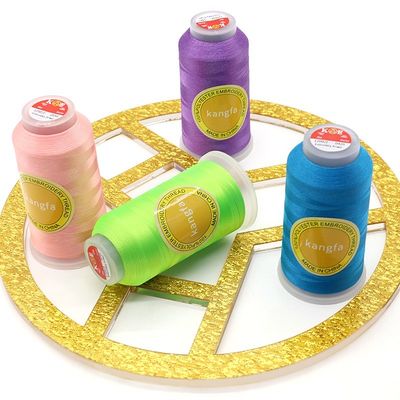 100% ポリエステル カンファ 販売 色のシルク 縫製刺身糸 120D/2 MERCERIZED
