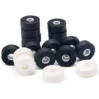 100%ポリエステル 白 75d/2 144pcs/箱 Lサイズ 刺身用のポリエステル前回りボビン糸