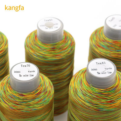 高強度 250g ポリエステル 結合糸 150D/3 Tex45 多彩色 オーダーメイド