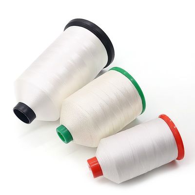 コーン素材 プラスチック 210d/3 白いポリエステル 縫製糸 毛布機用