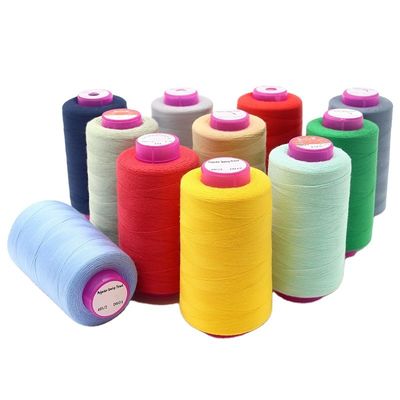 100% ポリエステル 縫製糸 40/2 5000yds 染め 縫製 機械用 テープ