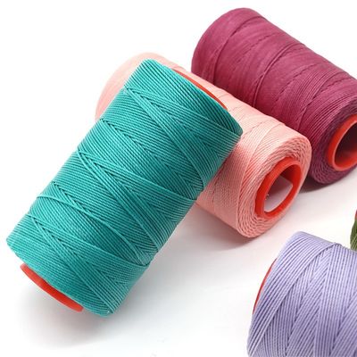 豊かな色 210d ポリエステル 縫製用 毛糸 皮のコーン素材 プラスチック