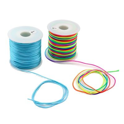 1mm 厚いナイロン 編みついたコード DIY 数珠 ブレスレットとネックレス 宝石製造