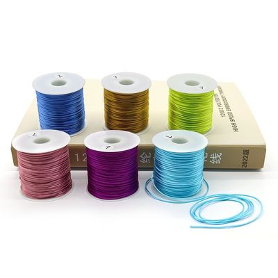 1.0mm ナイロン糸 16 プリラット ラットテールロープ 織り中国ノット ブレスレット ハンディクラフト