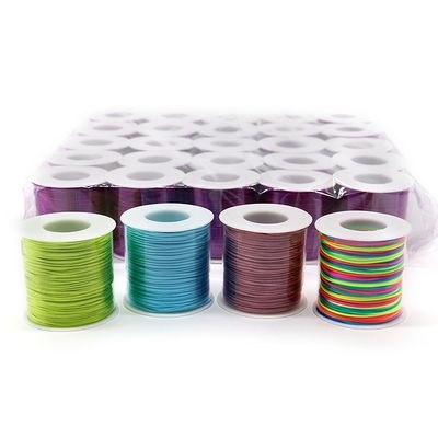 1.0mm ナイロン糸 16 プリラット ラットテールロープ 織り中国ノット ブレスレット ハンディクラフト