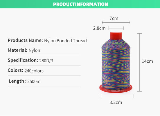 ストロングボンド バリエガテッドナイロン結合糸 Tex 70 240色 編み物の愛好家向け