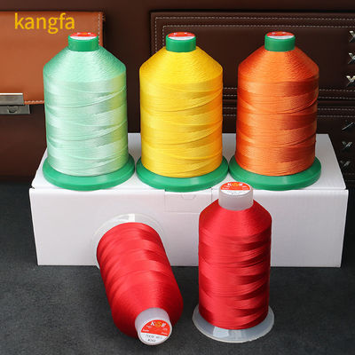コーン素材 高強度のためのプラスチック縫製糸Tex45 120D/3 ナイロンボンド糸