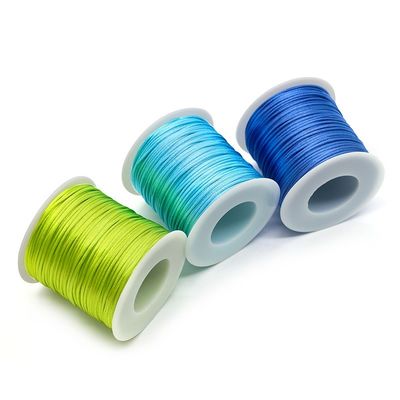 2MM 編み合わせのシルクコード DIY用 中国ノット サテンブレスレット 数珠の発見