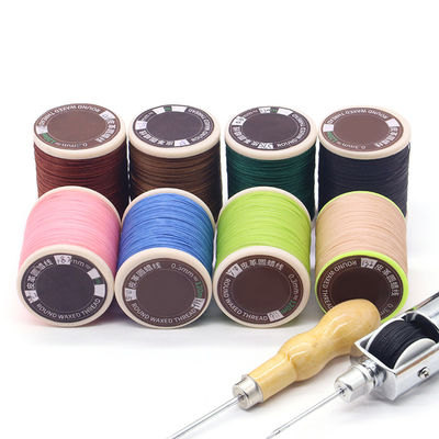 手編み 420D/3 糸数 革バッグの縫製糸 DIY ブレスレット 30色