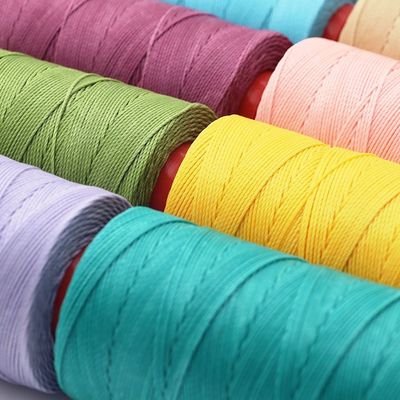 重用用ワックス糸 420D/3 糸数 滑らかで耐久性のあるパッチワーク縫い