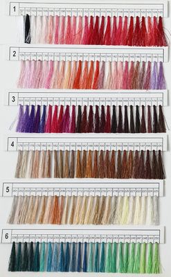 刺身糸 カラーカード ブック 120g 体重 g/ボール ボーホースタイル必需品
