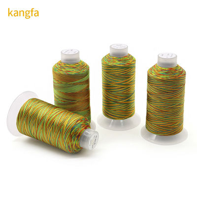 100G 純重量 耐磨性縫製用の虹色のポリエステル縫製糸