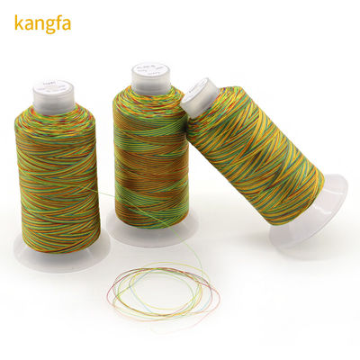 100G 純重量 耐磨性縫製用の虹色のポリエステル縫製糸