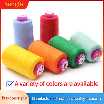 100G 染色販売 100% スプーンポリエステル 40/2 5000y 服飾用アクセサリーの縫製糸