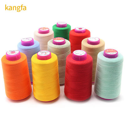 100G 染色販売 100% スプーンポリエステル 40/2 5000y 服飾用アクセサリーの縫製糸