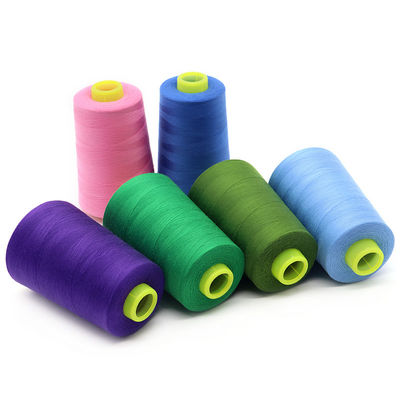 低モク40/2 5000yds 染色スプーン100%ポリエステル 手編み用縫製糸 耐久性