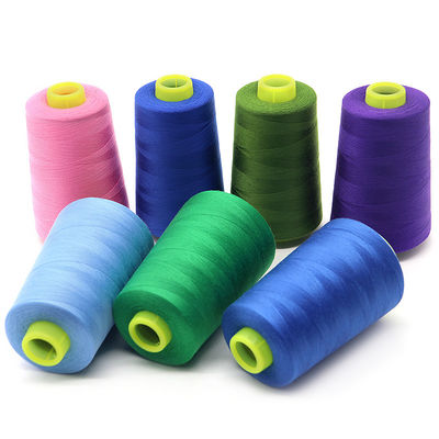 低モク40/2 5000yds 染色スプーン100%ポリエステル 手編み用縫製糸 耐久性
