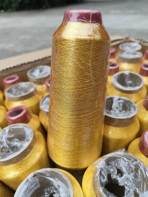 125g コンス素材 100%ポリエステル 金属刺身糸 MSタイプ 純金 150D 120D 編み物用