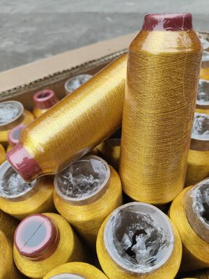 125g コンス素材 100%ポリエステル 金属刺身糸 MSタイプ 純金 150D 120D 編み物用