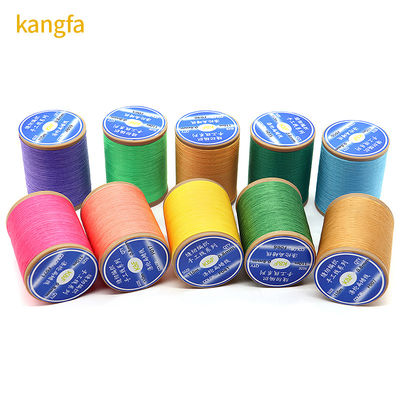 100%ポリエステル 57G 重量 フラット ワックス 糸 ハロー エンセラド パラ コザー 靴
