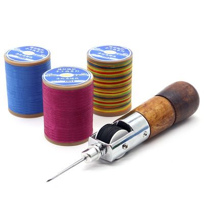 フラットワックス フラットライン 0.8mm レザー ポリエステル 手作り DIY 縫製 ツール の ワックス 糸