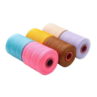 100% ポリエステル 柔らかい 麻 300D/16 ワックス 糸 純重量 400g ハンドクラフト ストリング バッグ