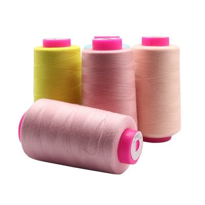 パーソナライズされたポリエステル綿コア スプーン縫製糸 100G 体重とスプーン糸タイプ