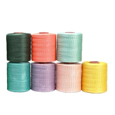 100% ポリエステル 柔らかい 麻 300D/16 ワックス 糸 純重量 400g ハンドクラフト ストリング バッグ