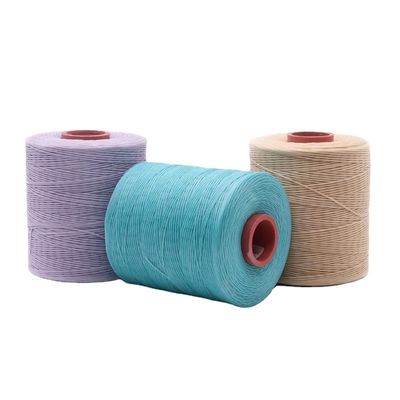 アート・クラフト 手縫い革糸 0.8mm 1mm 100%ポリエステル 靴用フラットワックス糸