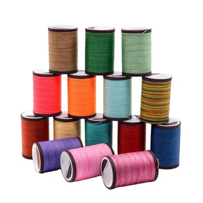 プラスチック・コーン ポリエステル 丸い帯毛 靴用 縫製用 ワックス糸 0.35mm 0.45mm 0.65mm