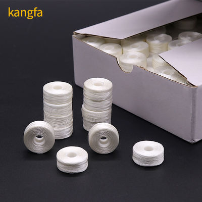 75d/2 染色したポリエステル刺身糸 刺身のための前回りプラスチック側ボビン