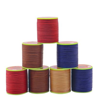 DIY 高強度 多色 丸い ポリエステル 縫製 革 ワックス ブレスレット 糸 3 Ply